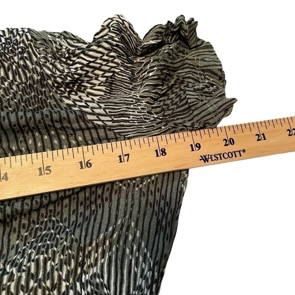 Hedge Green Fine Net Aztec Print Dress by Sandwich NWT - Size Medium - Picture 11 of 16